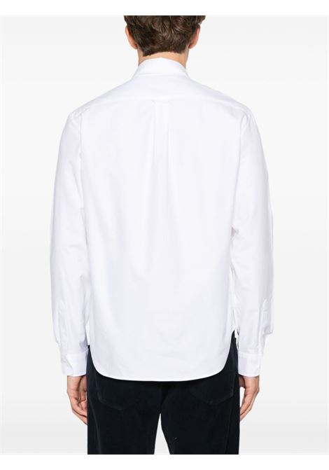 Camicia Mini Fox Head in bianco Maison kitsuné - uomo MAISON KITSUNÉ | MM00413WC5012P100